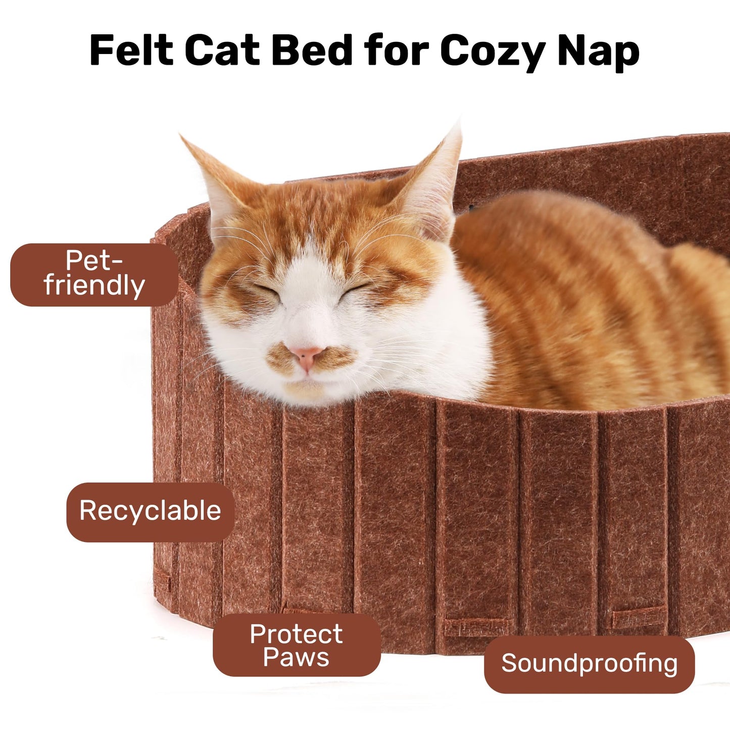 FUKUMARU Cat Scratcher, Sofa Shape Cat Scratching Bed, Reversible Bed