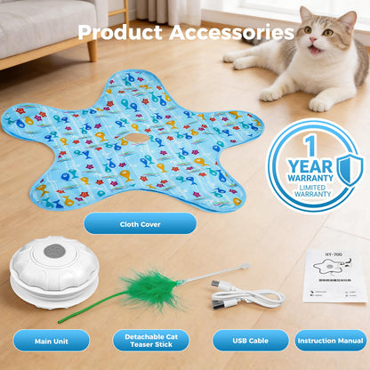 Duckart Interactive Cat Toy Hide and Seek Automatic Cat Toy