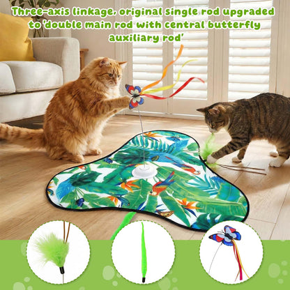 SDWUBQ Interactive Cat Toys Rechargeable,Moving Concealed Toys