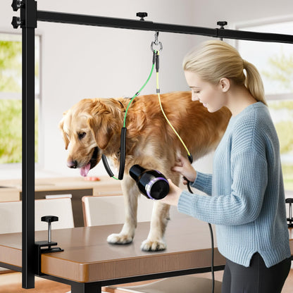 Dog Grooming Arm for Table, L Size, Adjustable 42" Height 31"-43"