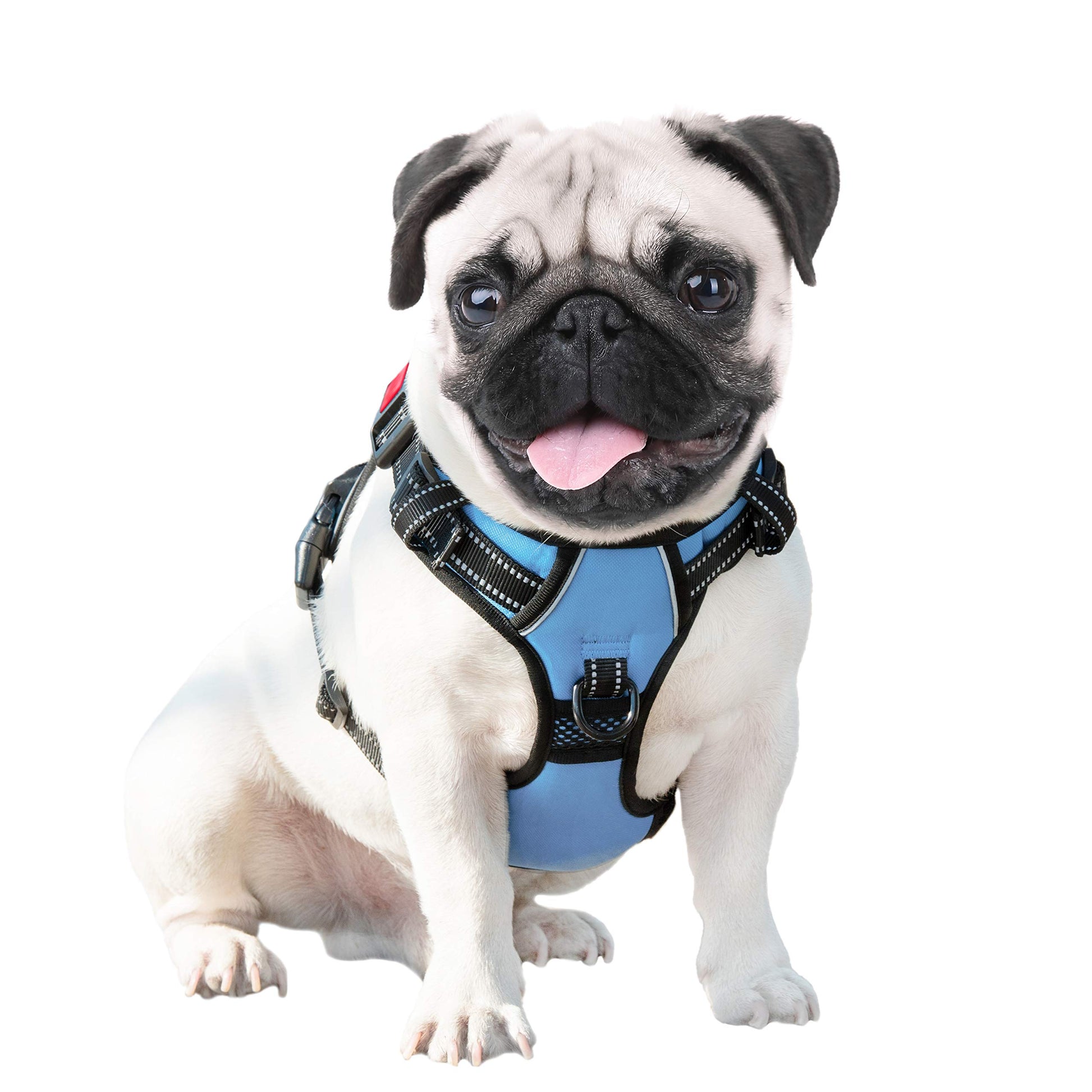 PHOEPET No Pull Dog Harness Reflective Adjustable Vest with a Leash