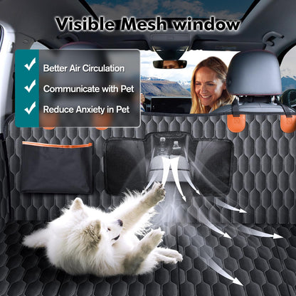 Chumajor Back Seat Extender for Dogs-Supports ,Waterproof Dog Car Seat