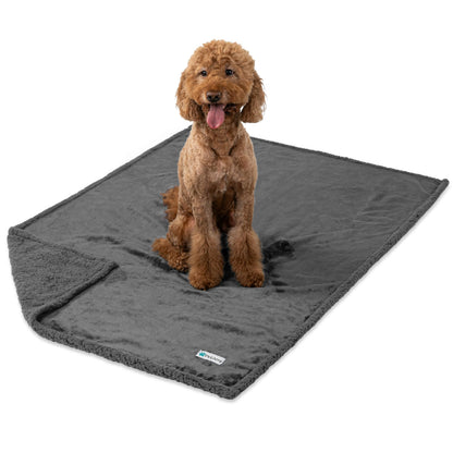 PetAmi Waterproof Dog Blanket for Couch, Extra Large 80x60, Pee Crate