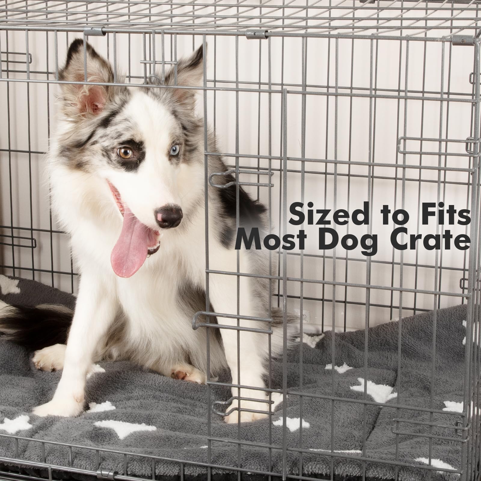 Mora Pets Dog Crate Pad Dog Bed Mat for XLarge Dogs Washable Crate