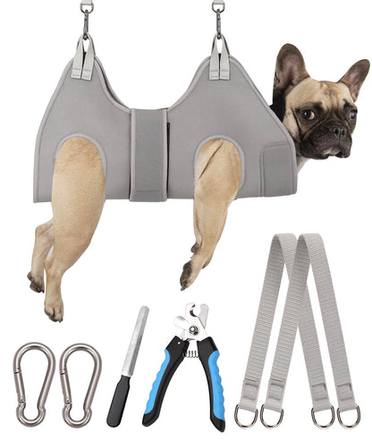 Kkiimatt Dog Grooming Hammock Harness, M Size Grooming Sling Restraint