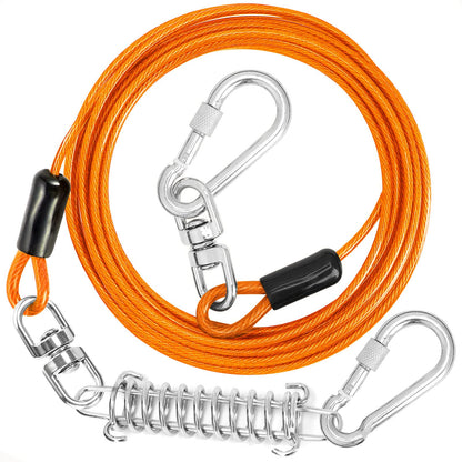 jenico Dog Tie Out Cable Dog Lead for Yard Heavy Duty Dog Chain Lead