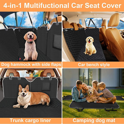 Mancro Dog Hammock for Car, 2026 Upgraded 600D Heavy Duty Seat