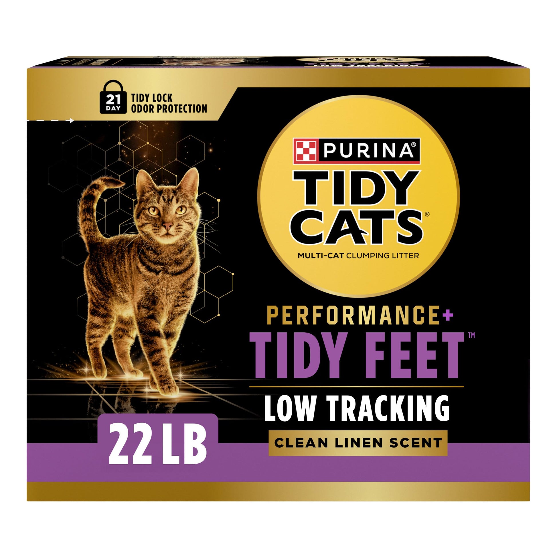 Purina Tidy Cats Performance Plus Tidy Feet Scented Low Tracking Box