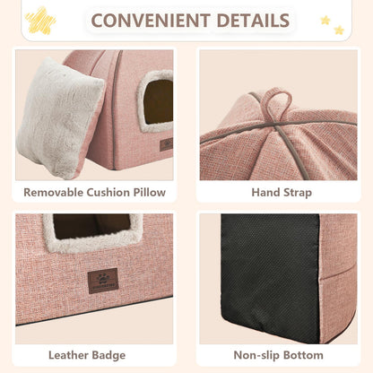 Cat Bed for Indoor Cats Cat Cave Cat House Cats Tent with Bed