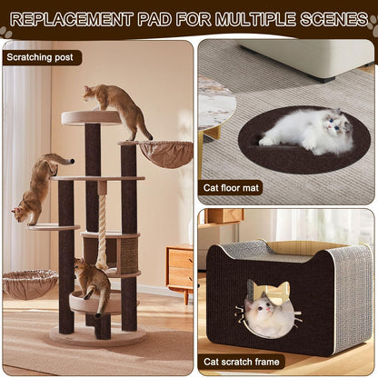 Cat Scratch Mat, x15.9" Trimmable Self-Adhesive Cats Scratch Mat