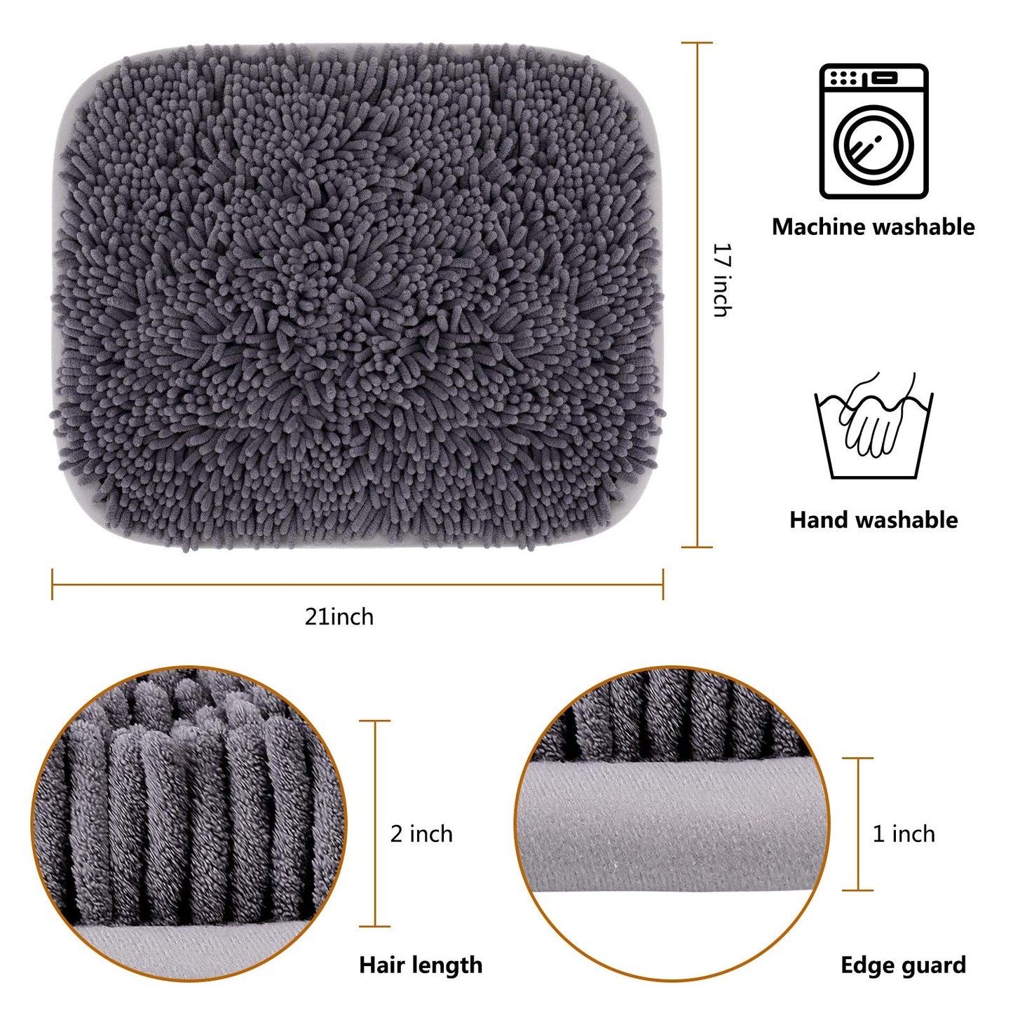 Rundik Snuffle Mat for Dogs, 17'' x 21'' Dog Sniffing Interactive Game