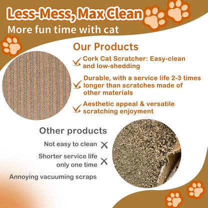 Natural Cork cat Scratch pad for Cats-cat scratchers for Scratchers