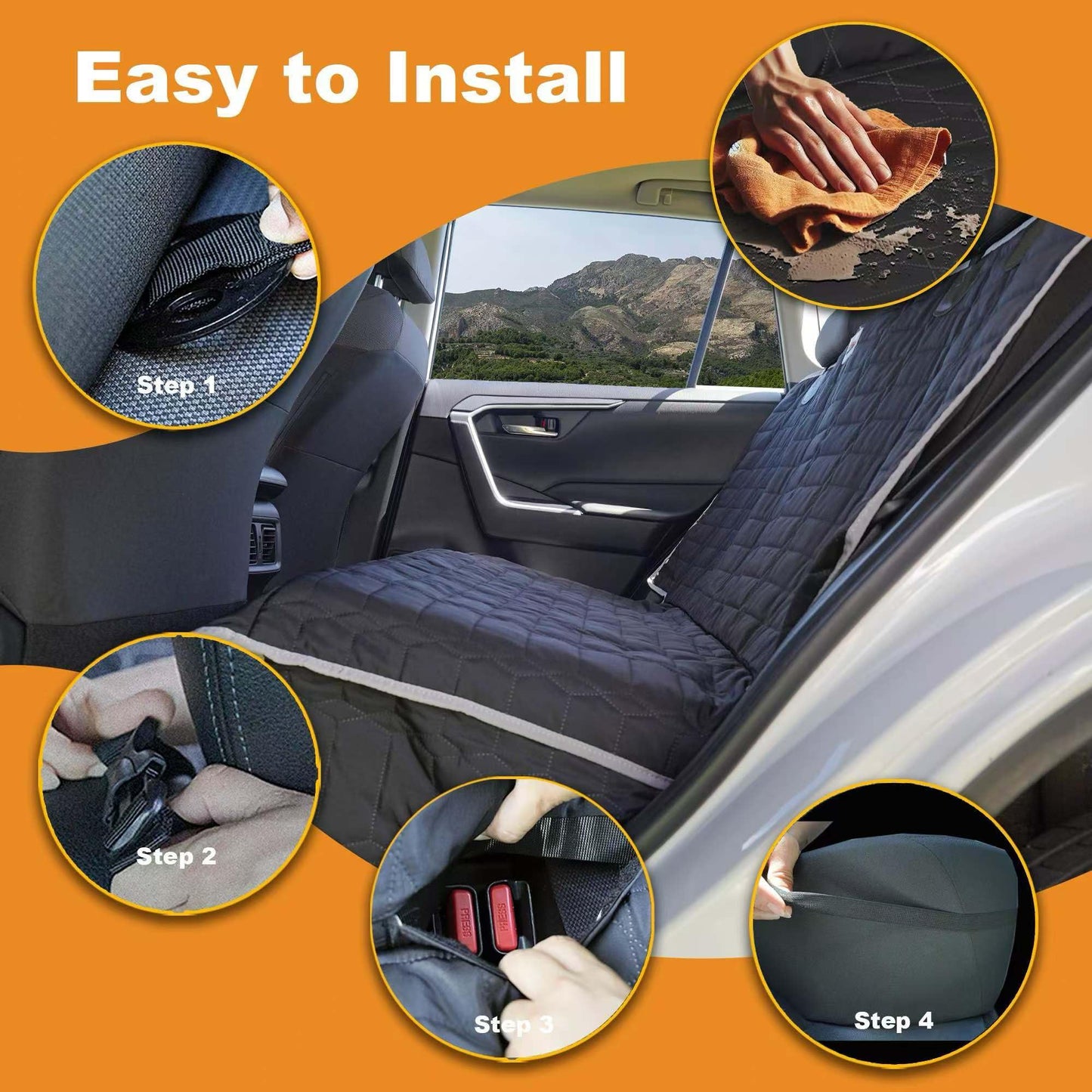 Reliadura Relidura Bench Seat Cover for SUV Waterproof Seat Seat