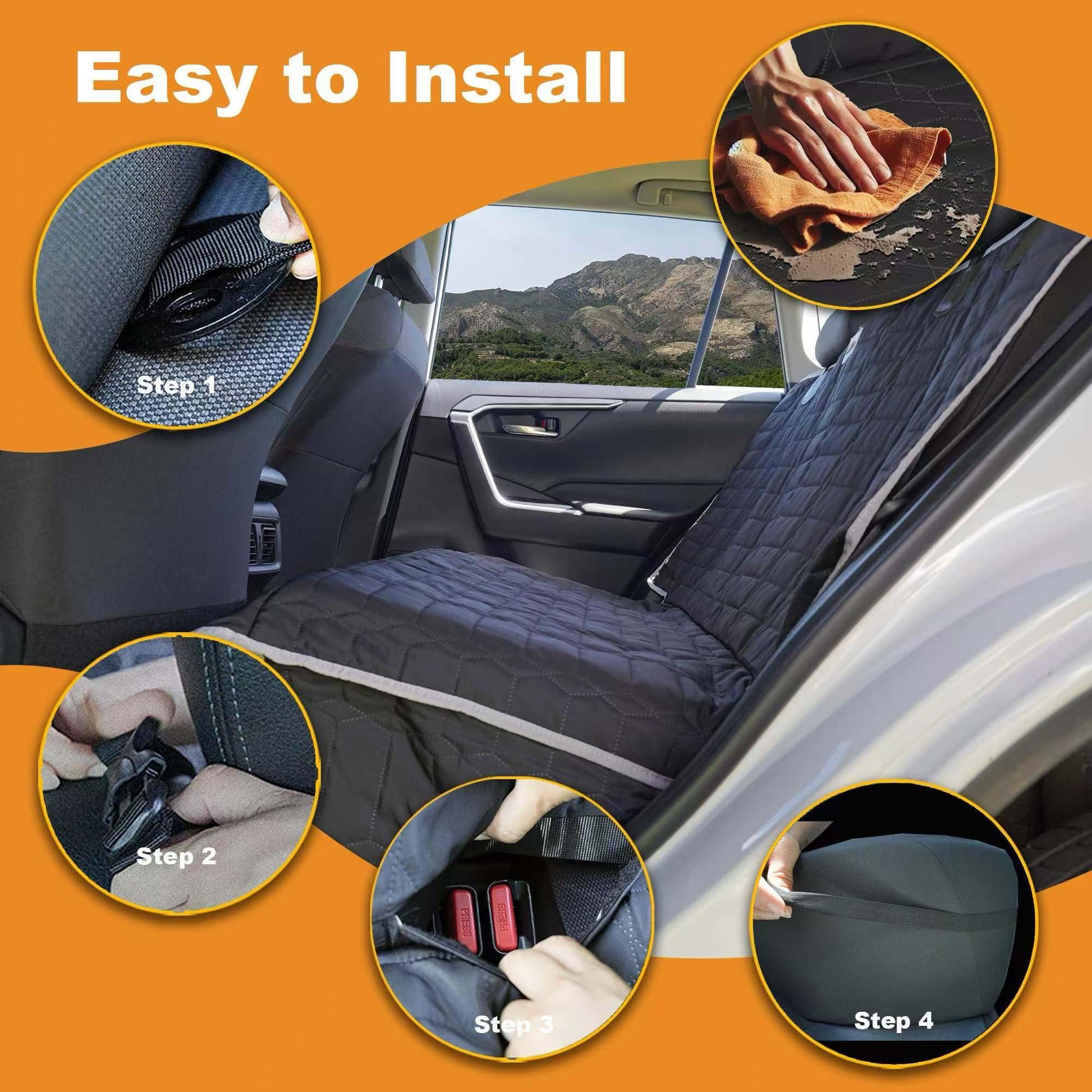 Reliadura Relidura Bench Seat Cover for SUV Waterproof Seat Seat