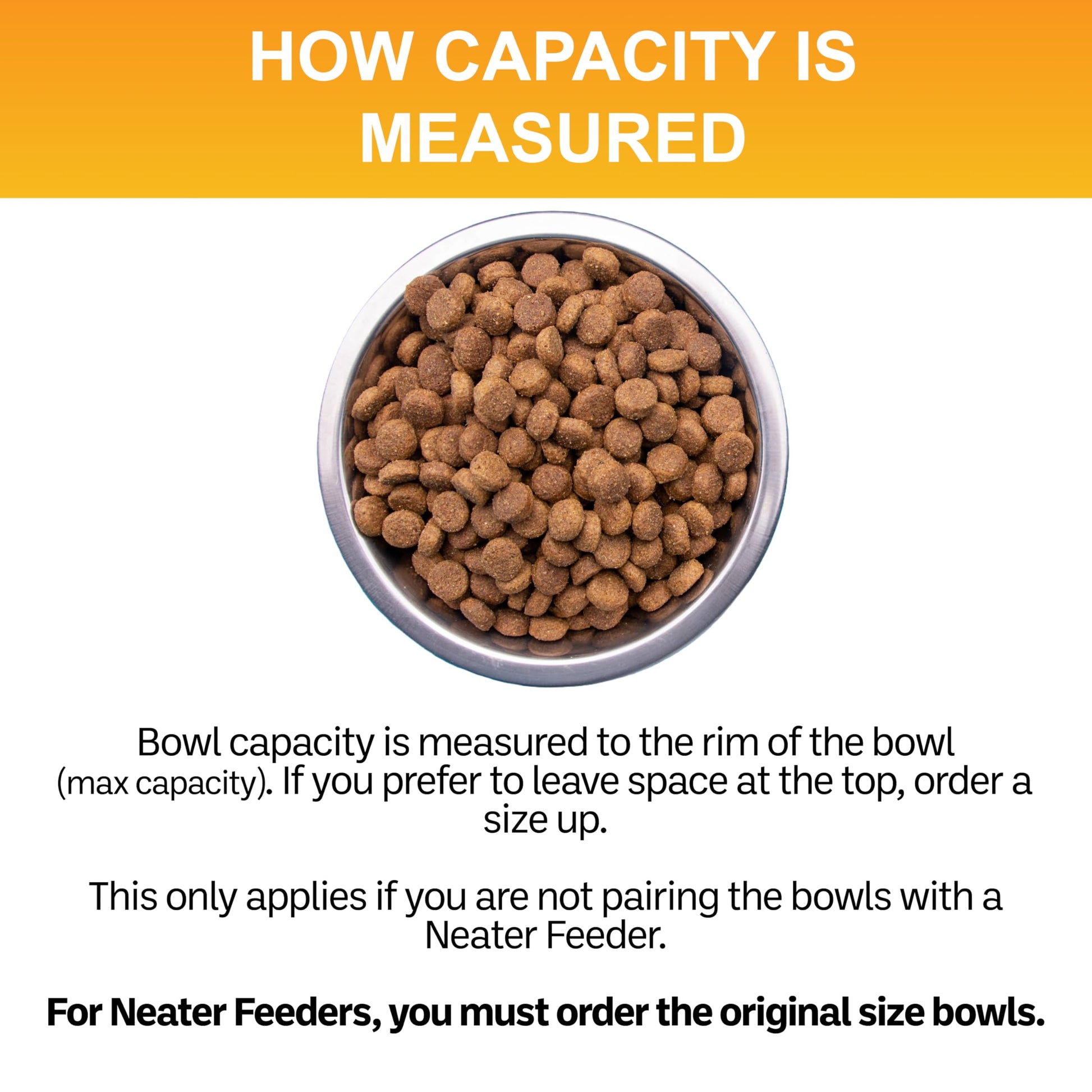 Neater Pet Brands 5 Cup Stainless Steel Dog Bowls, Set of 2 Bowl