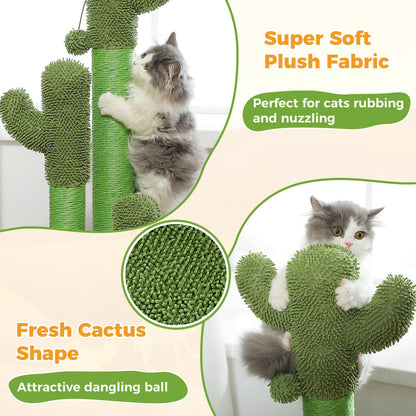 PAWZ Road Cat Scratching Post Cactus Cat Scratcher Featuring Scratcher