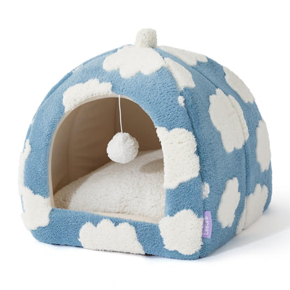 Lesure Cute Cat Beds for Indoor Cats 1 Cat Cave Bed for Kittens Bed