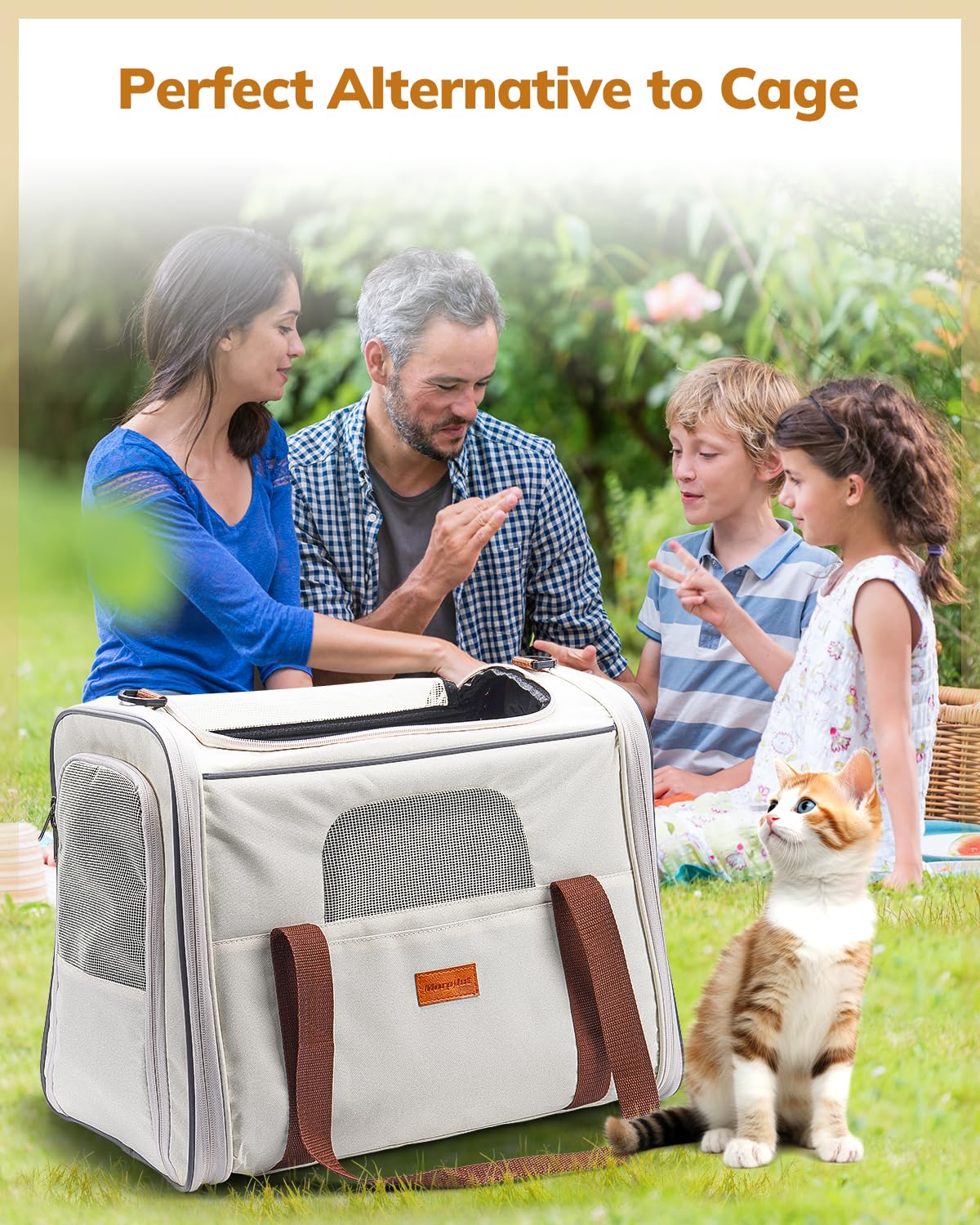Morpilot Cat Carrier Cat Carrier Soft for Small or Medium Carriers