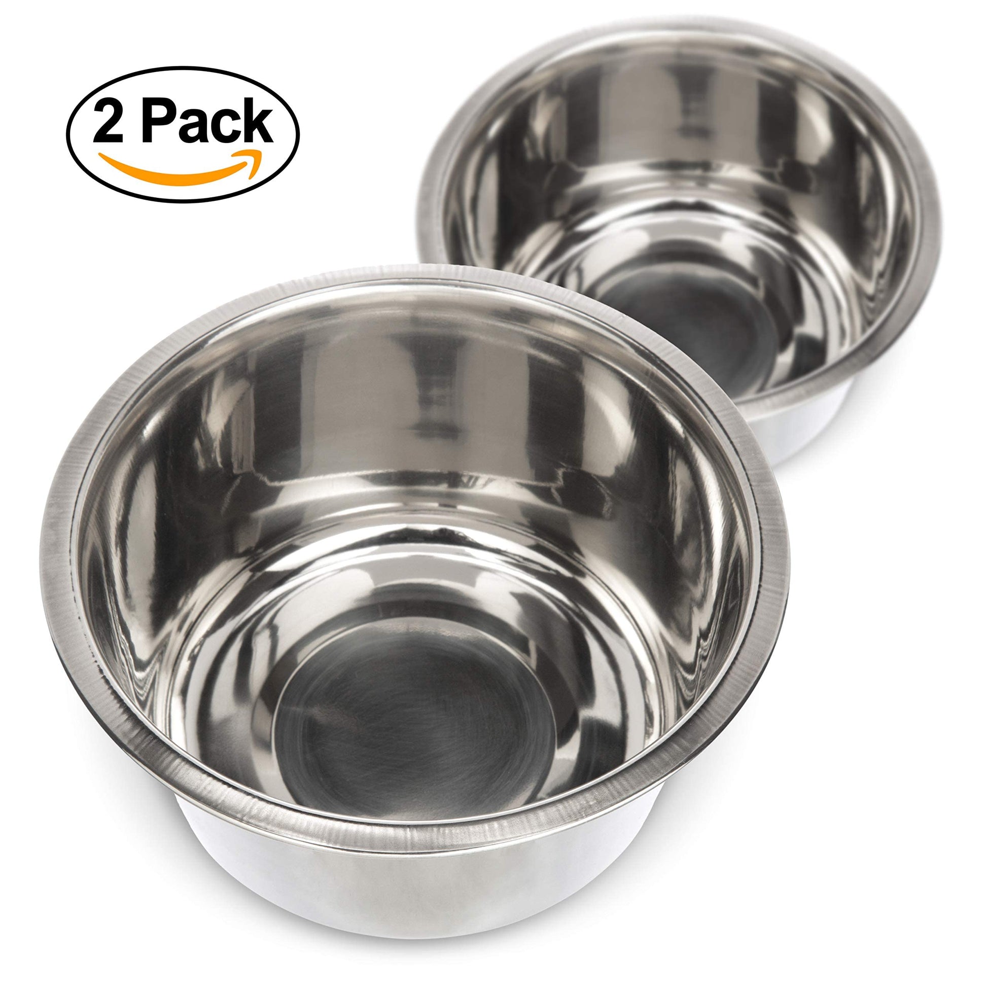 Neater Pet Brands 5 Cup Stainless Steel Dog Bowls, Set of 2 Bowl