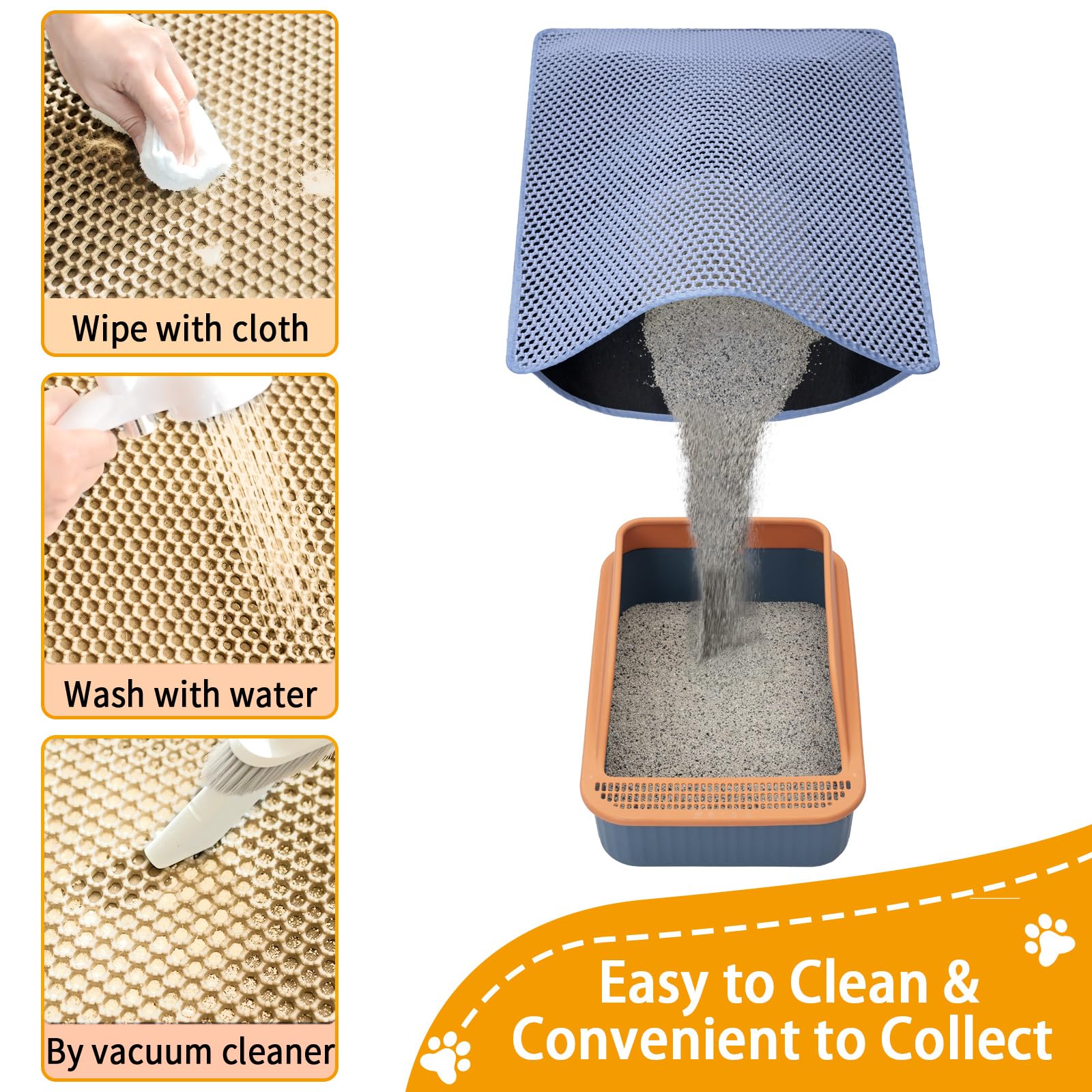Cat Litter Mats-Extra Large x36'' Litter Catcher Mat for Cat-XXL Mat