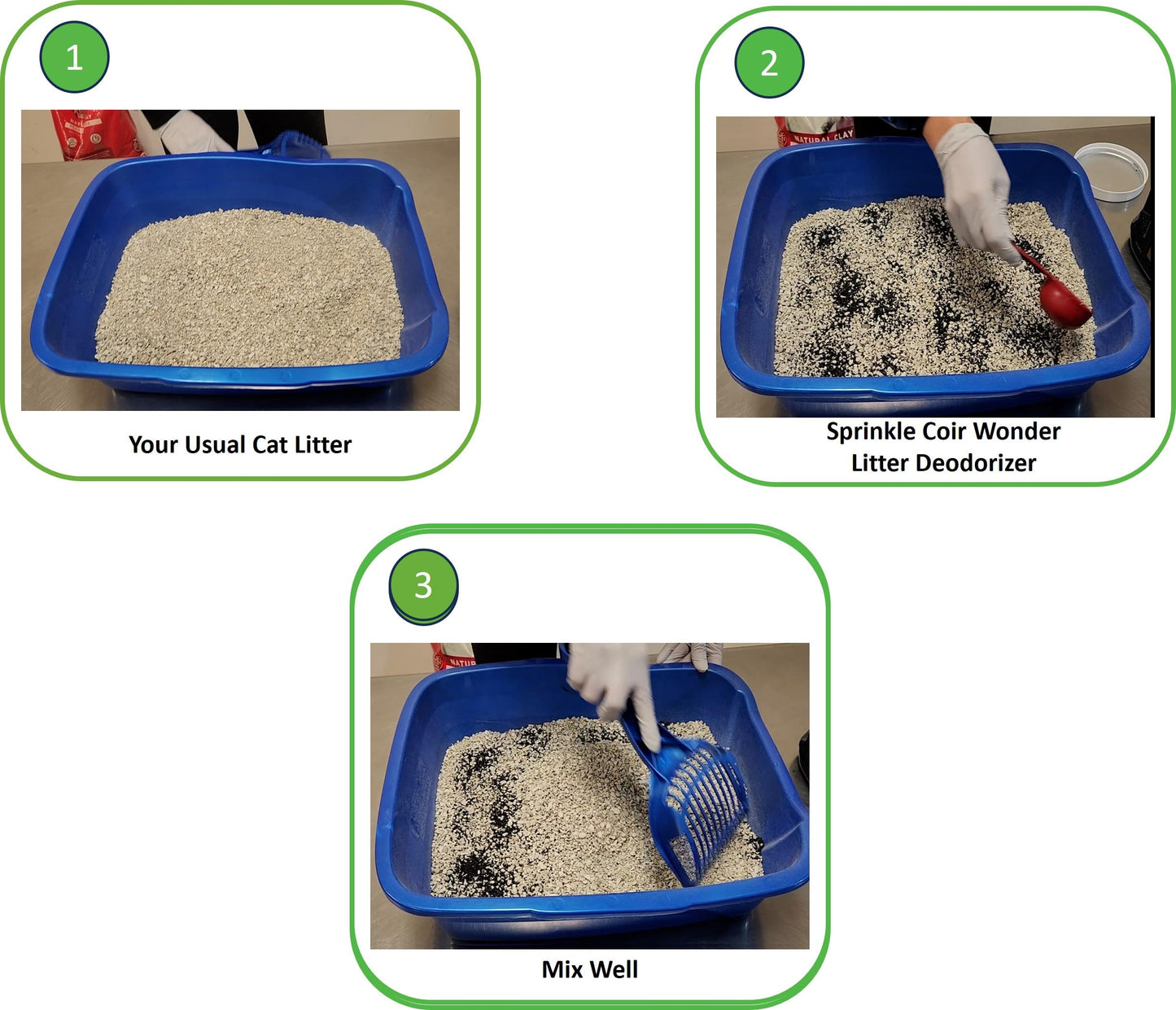 Coir Wonder Cat Litter Deodorizer Activated Carbon Odor Eliminator Box
