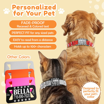 Dog Collar Tag Personalized Silicone Dog Tag Personalized Collar