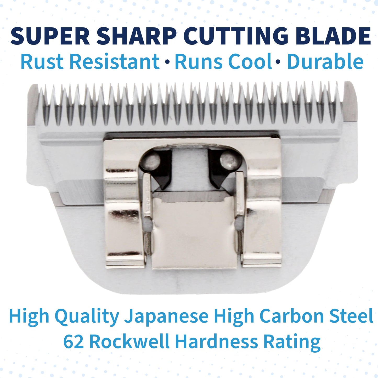 Bucchelli Detachable A Series Wide 7fw Blades for Dog Grooming Clipper