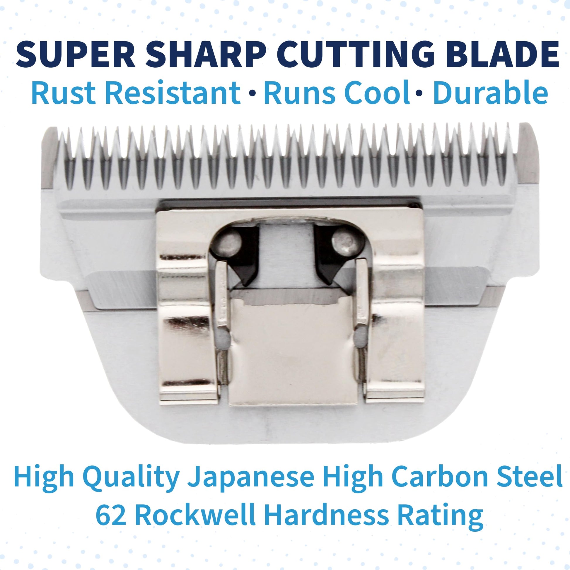 Bucchelli Detachable A Series Wide 7fw Blades for Dog Grooming Clipper