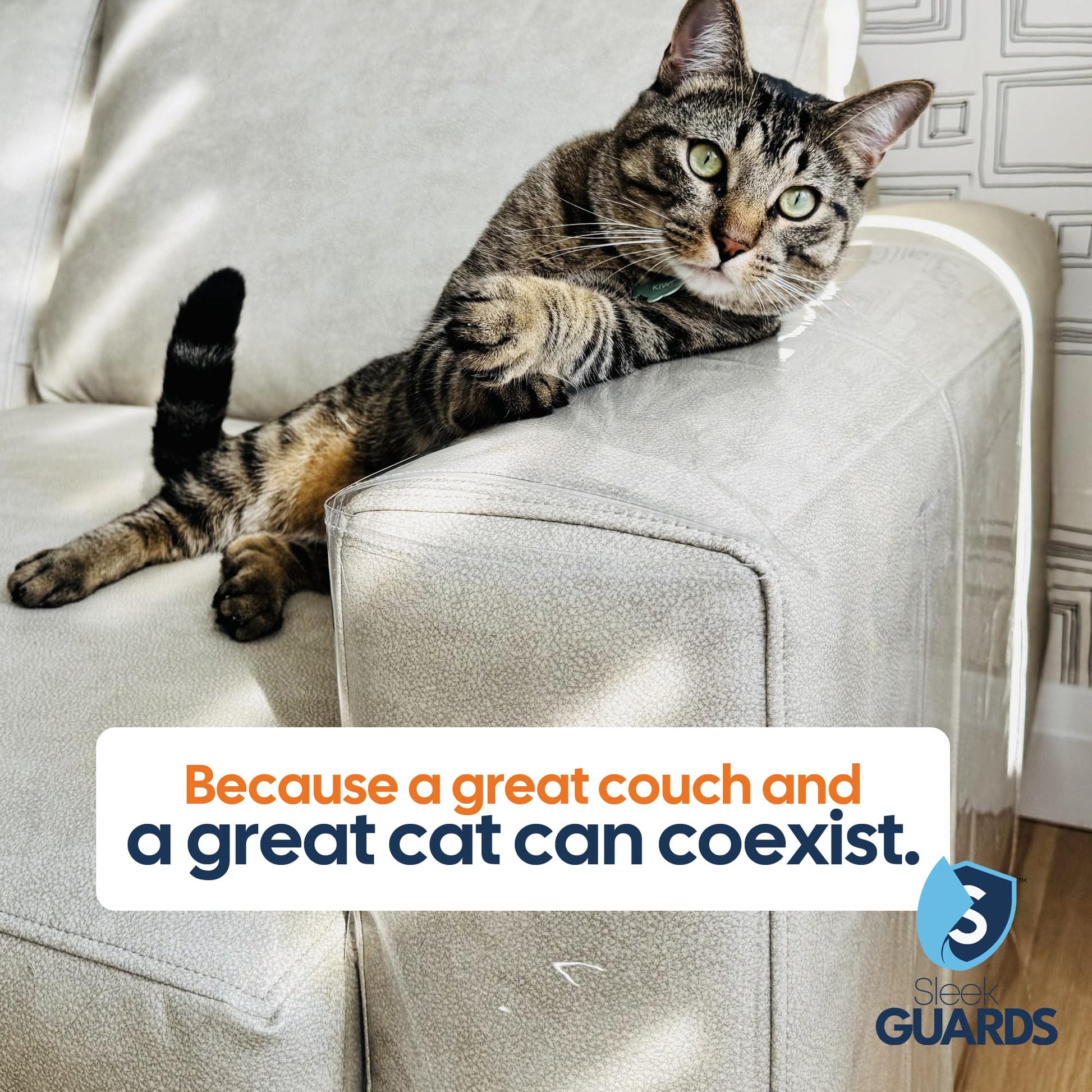 Cat Scratch Furniture Protector, 8-Pack Couch Protector from Furniture