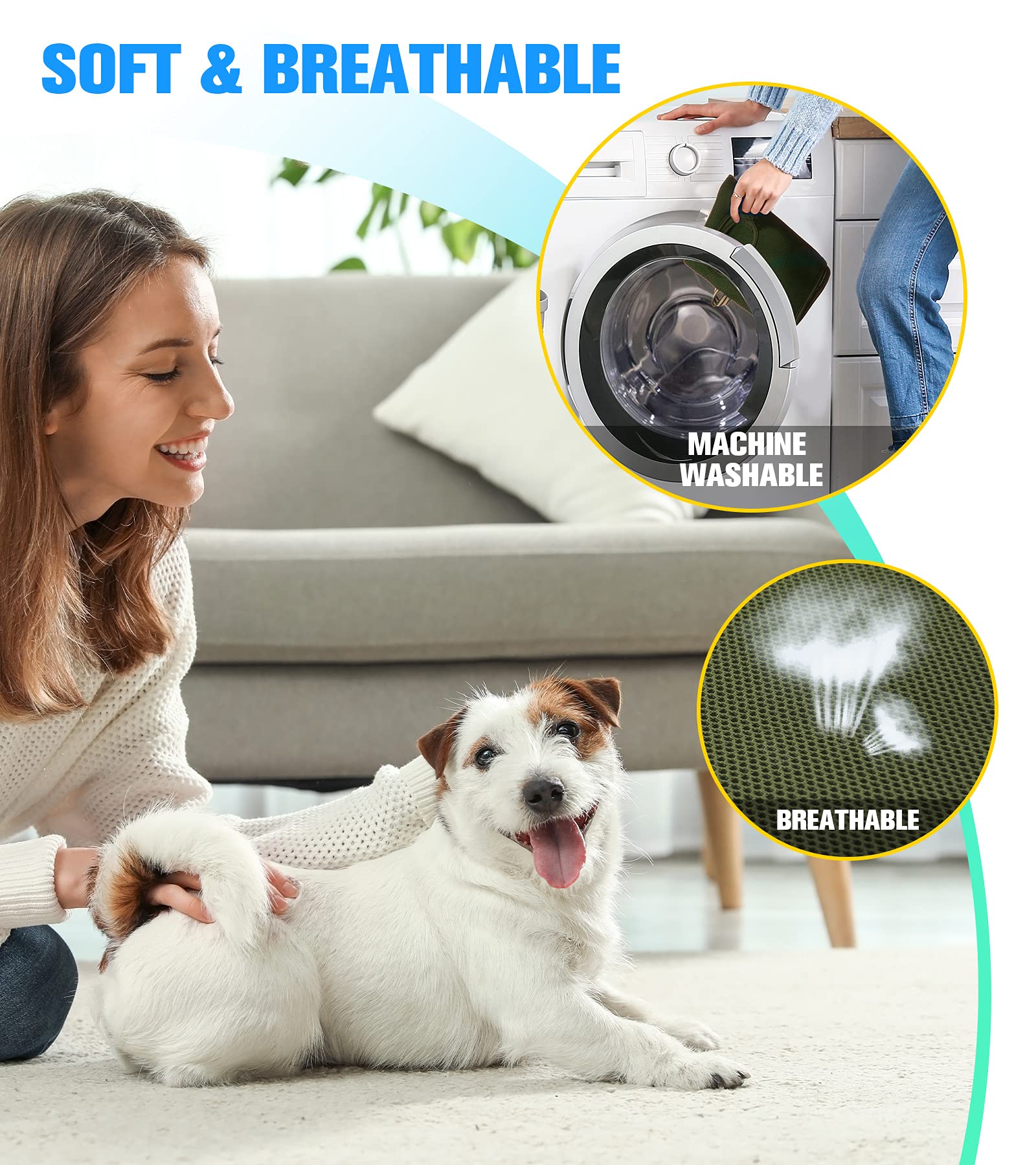 1 Dog Pet Grooming Hammock Harness with Nail Clippers/Trimmer,Dog Nail