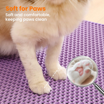 Petinstinct Jumbo Cat Litter Mat, Double Layer Honeycomb Litter