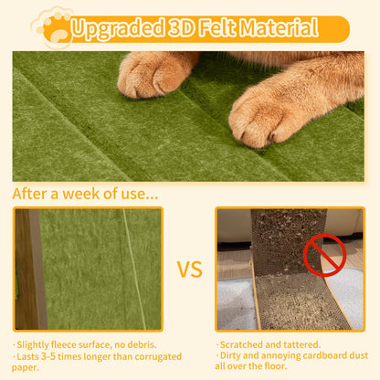 Nxwjoy Cat Scratch Pad Felt Cat Scratcher for Indoor Cats Scratchers