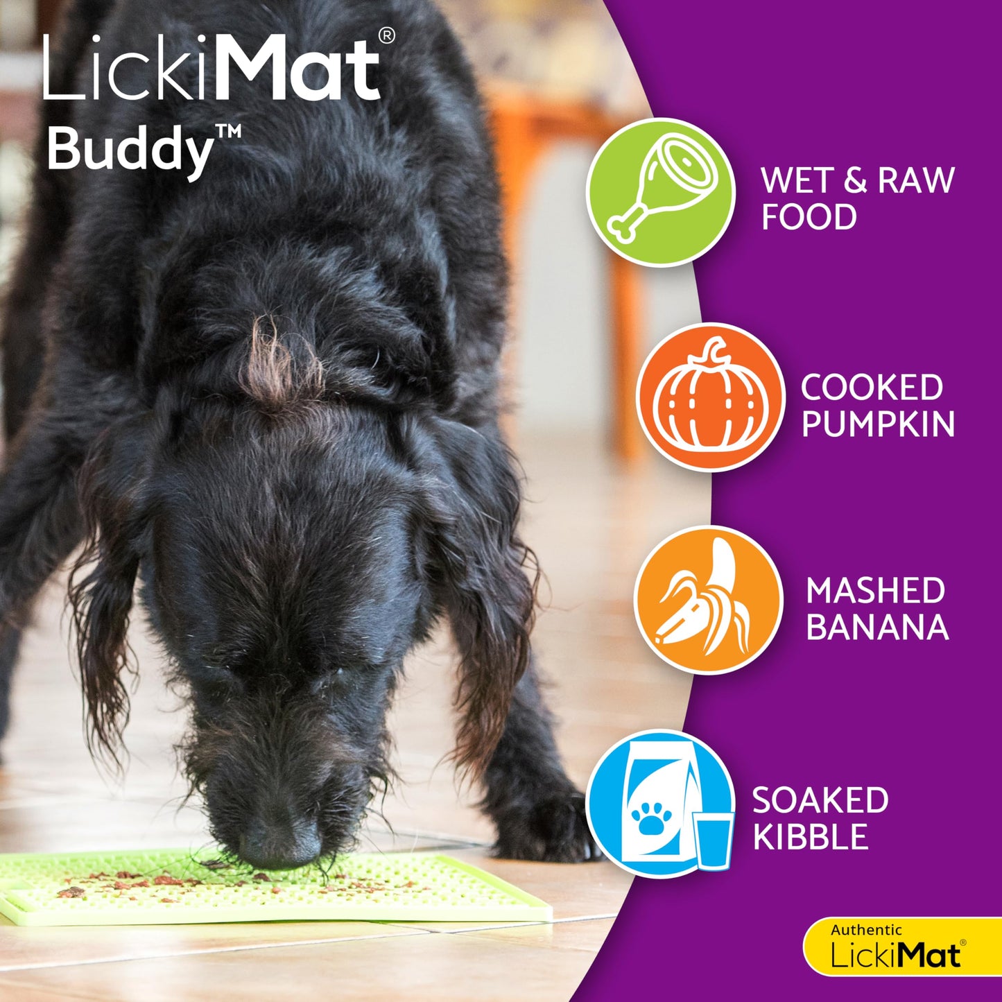 LickiMat X8" Pack of 2 Slow Feeder for Dogs Boredom Anxiety Bowl