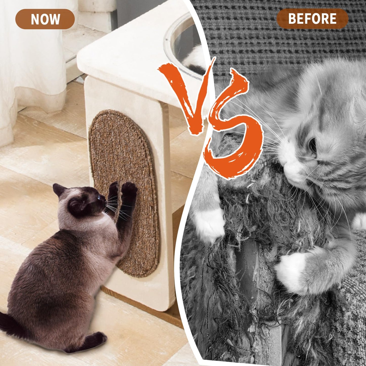 Modern Cat Tree for Indoor Cats with Sisal Rope Scratching Posts Toy
