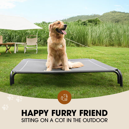 Czpalo Elevated Dog Bed, Raised Outdoor Dog Bed for Medium Sized Bed