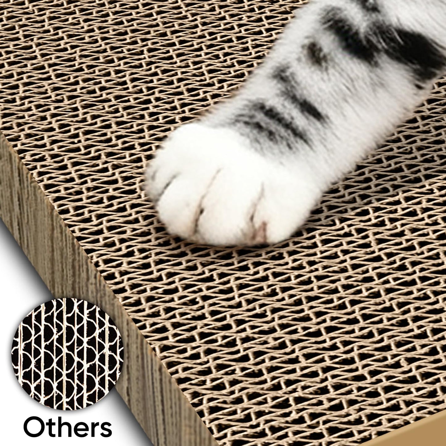 AGYM 5 Packs Cat Scratcher, 5 Packs Refill Cat Scratching Pad