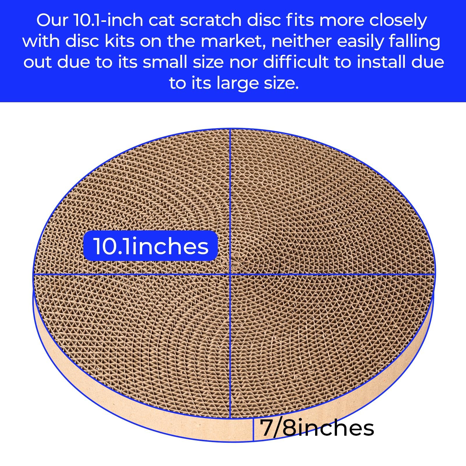 Round cat Scratcher Refill, Diameter, 7/ Thickness Scratcher