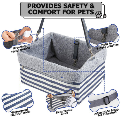 MARSLABO Dog Car Seats for Small Dogs, Upgrade Dog Booster Seat
