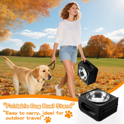 Elevated Dog Bowls for Large Dogs 5 Adjustable Heights Bowl