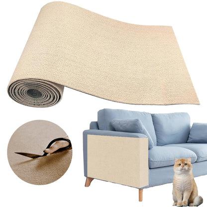 Cat Scratching Carpet Mat, Self-Adhesive Trimmable Cat Climbing Post