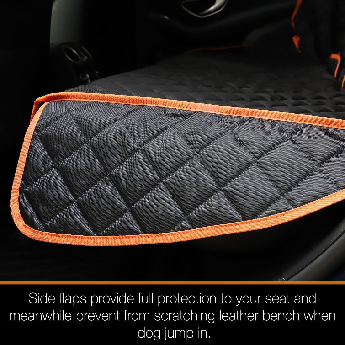 iBuddy Dog Car Seat Cover for Back Seat of Trucks Ford Seat