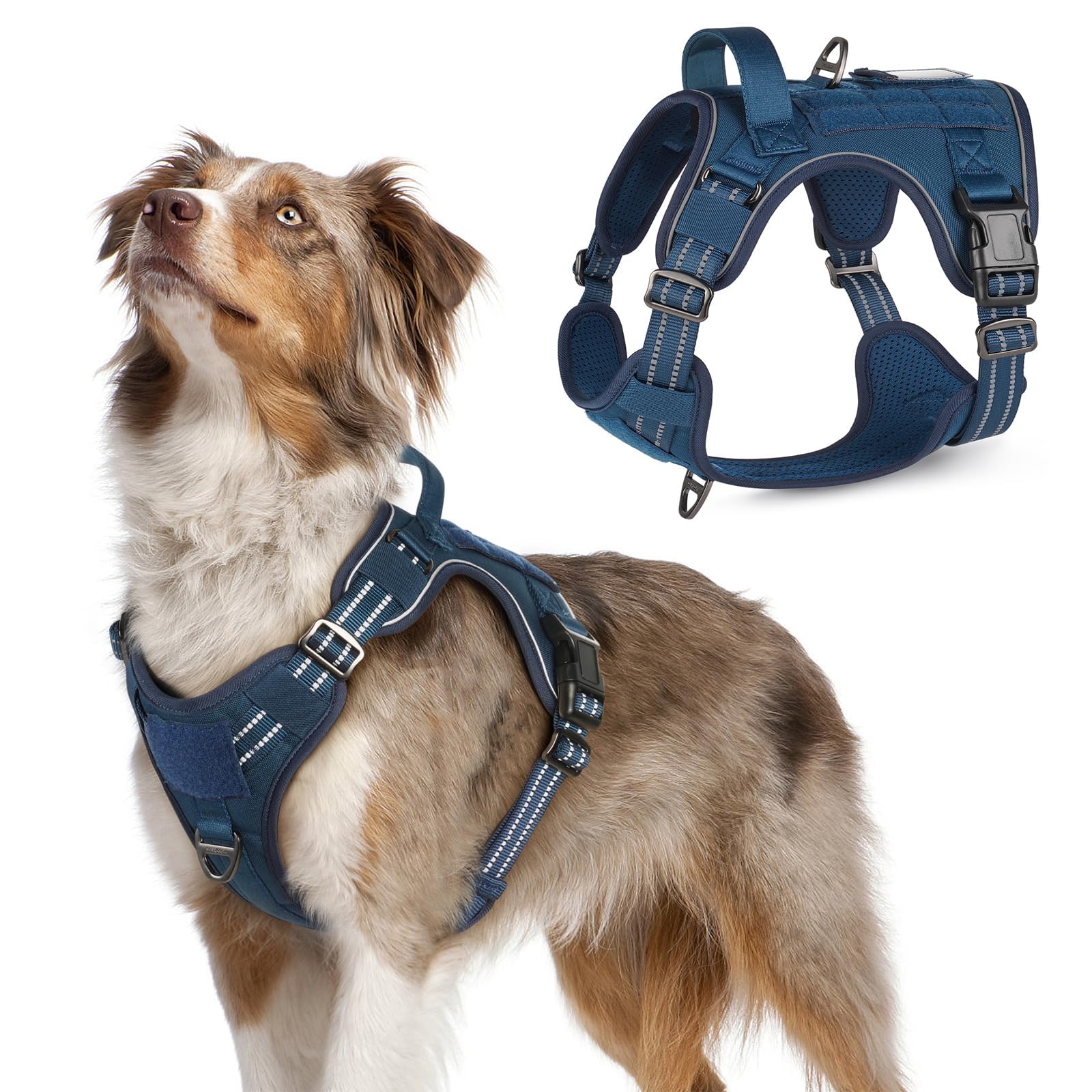 rabbitgoo Dog Harness No Pull, Military Dog Harness Medium Harness