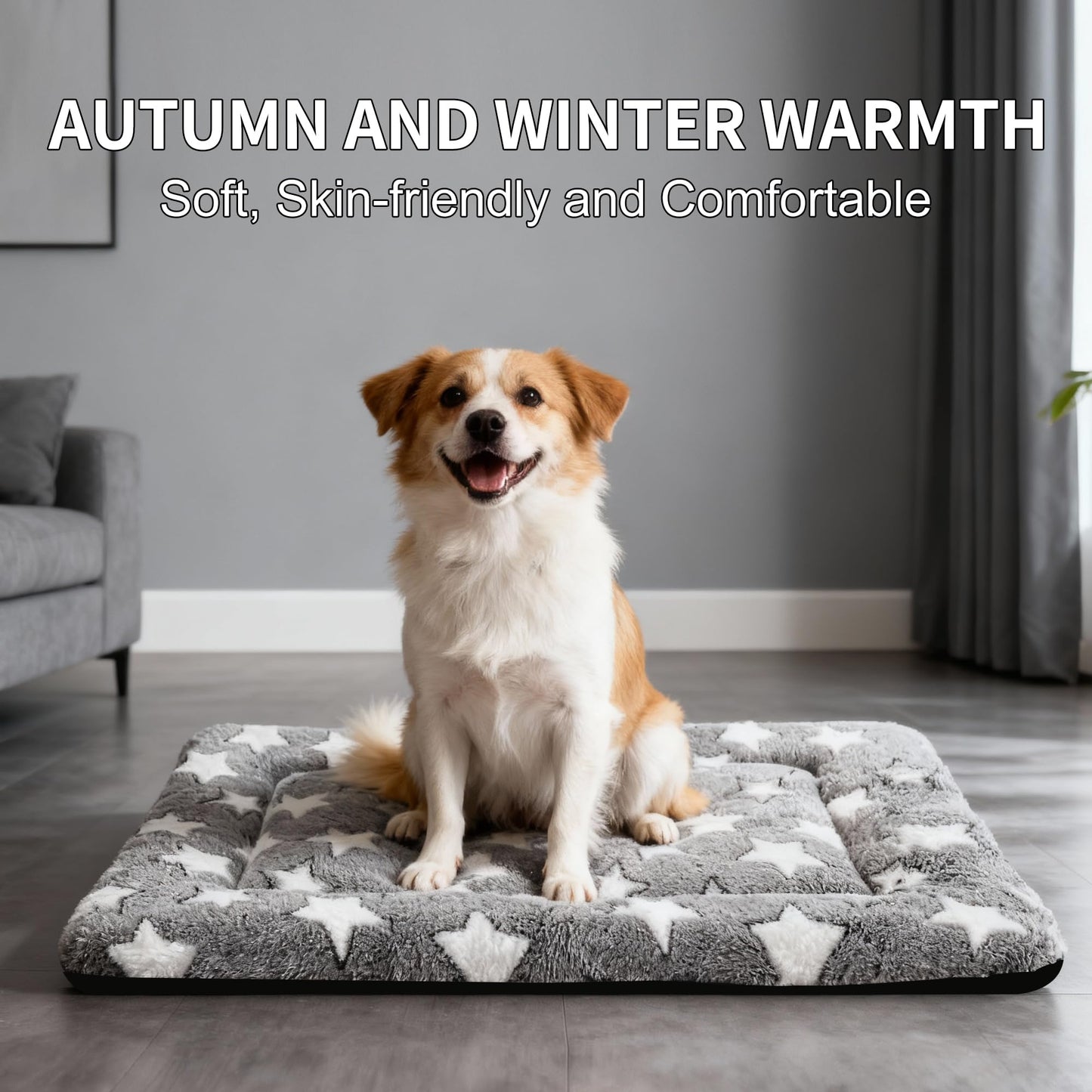 Dog Bed Mat Comfortable Kennel Pad, Crate Bed Mat Crate