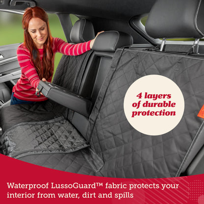 Lusso Gear Dog Car Seat Cover Waterproof Non-Slip Car Back Seat