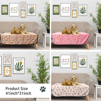 Rezutan Dog Blankets for Large Dogs, Upgraded 3 Pack Dogs Cat Crate