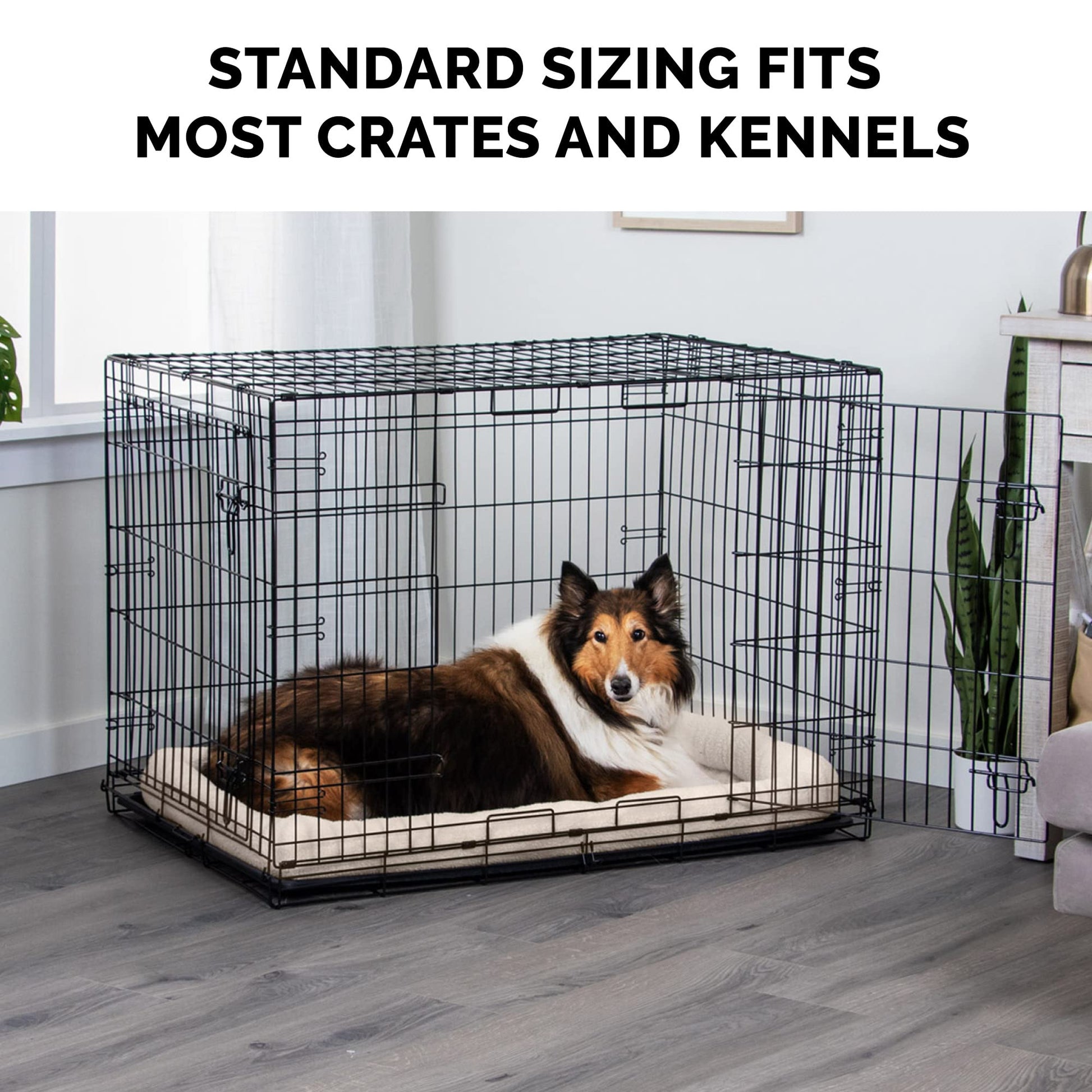 Furhaven Dog Bed for Large Dogs, Washable, Sized to Fit Crates Bed