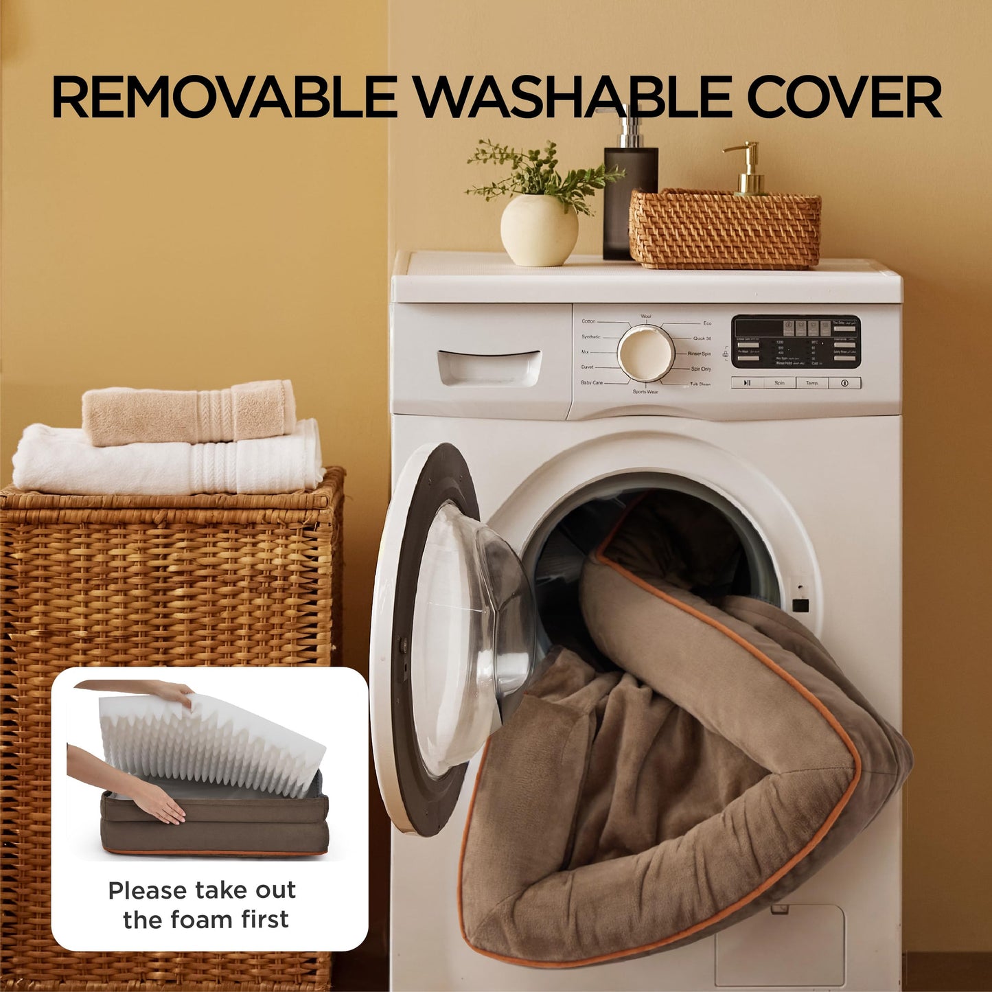 Bedsure Orthopedic Dog Bed for Extra Large Dogs XL Washable Dog Sofa