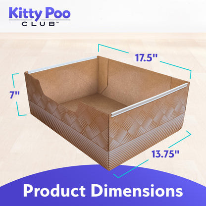 Leakproof Disposable 2-Pack Cat Litter Box Only Made in The USA Box