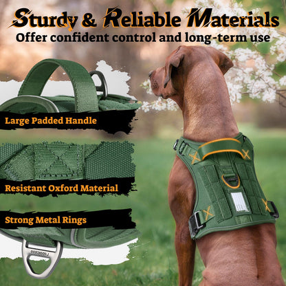 rabbitgoo Tactical Dog Harness for Medium Dogs No Pull Harness