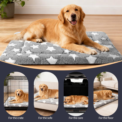 pobopobo Dog Bed Mat, Reversible Crate Pads for Crate